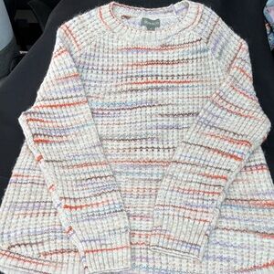 Style & Co. Women's Multicolor Striped Sweater